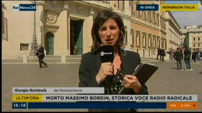 La scomparsa di Massimo Bordin - Newsroom Italia - Rubrica di RaiNews24  (17.04.2019)
